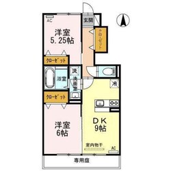 Ｄ－ｒｏｏｍ向新庄の物件間取画像